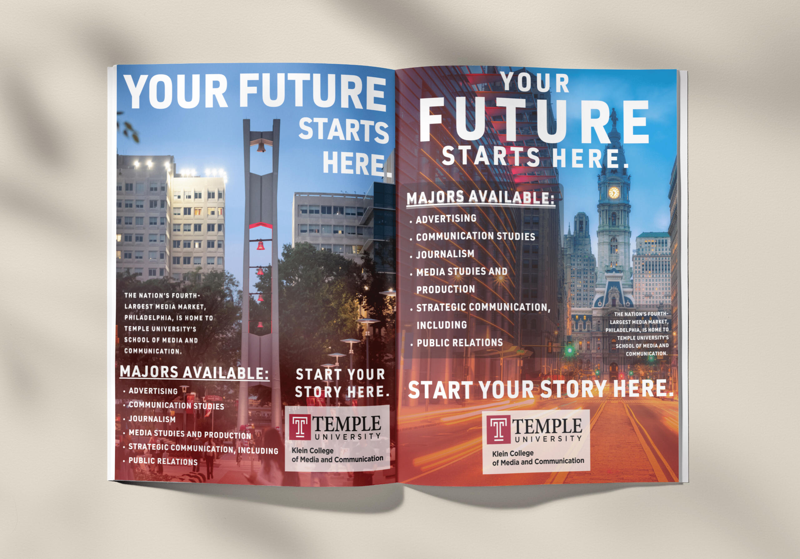 Klein College Marketing Magazine Ad