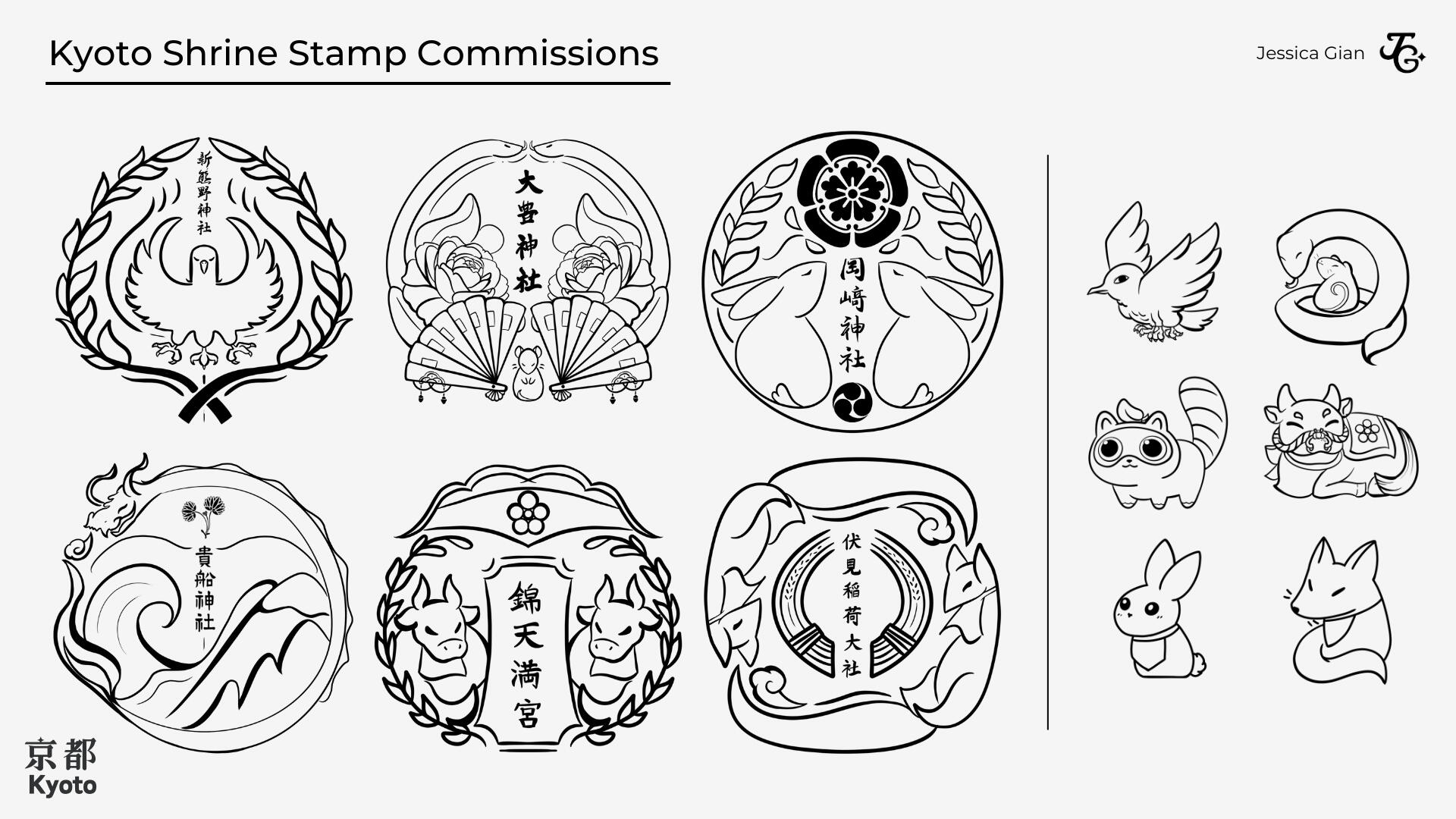 Kyoto Shrine Stamp Commissions