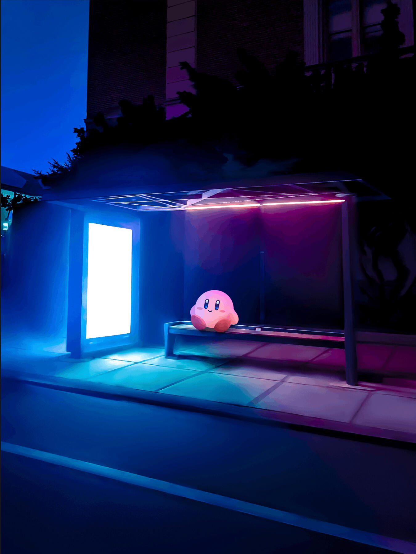 Kirby Waiting For SEPTA 3AM
